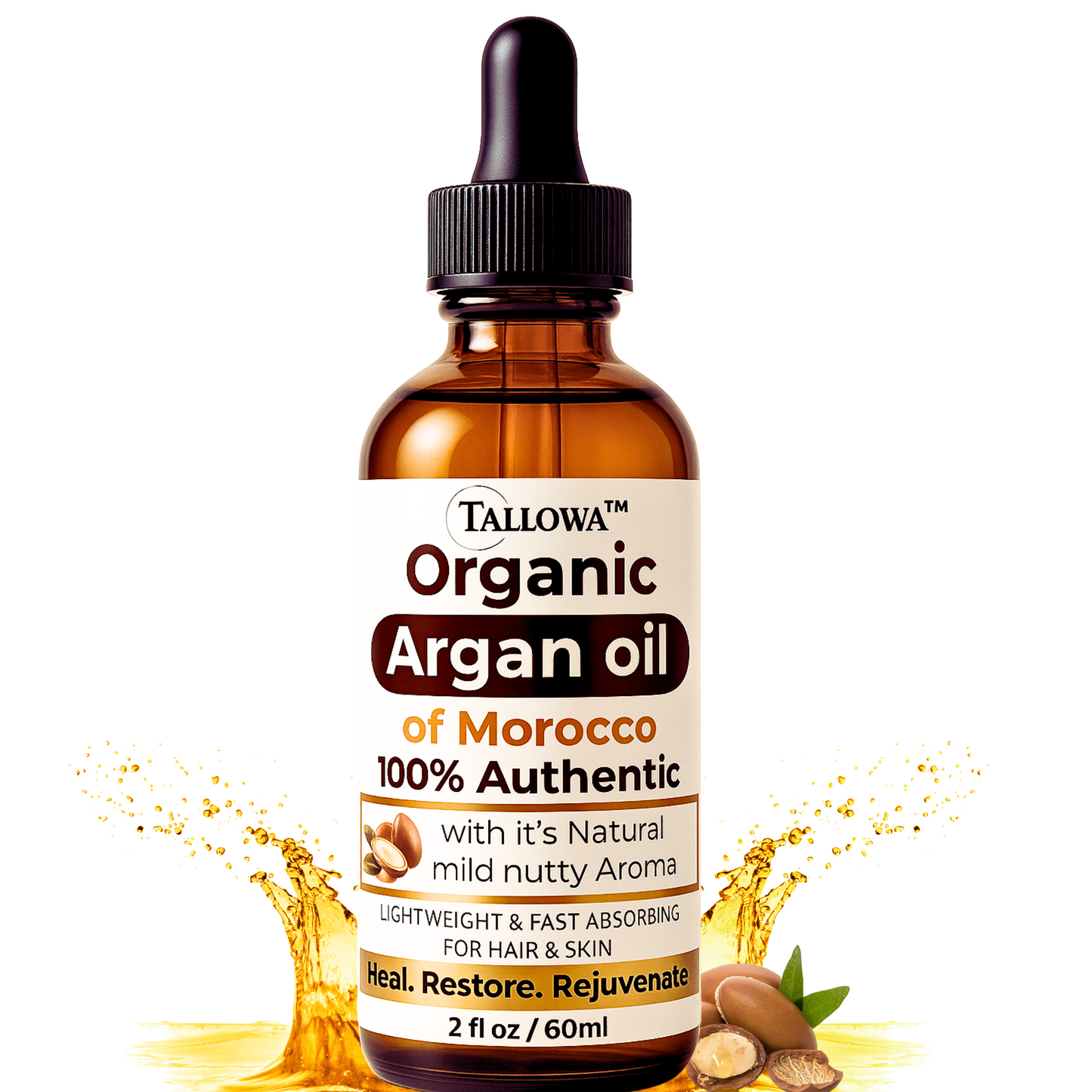 Moroccan Argan Oil Pure Organic Cold pressed